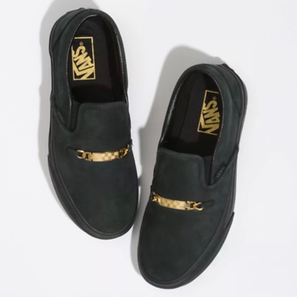 Vans Other - Vans Classic Slip On [Vans Id] Black Size 7M 8.5W